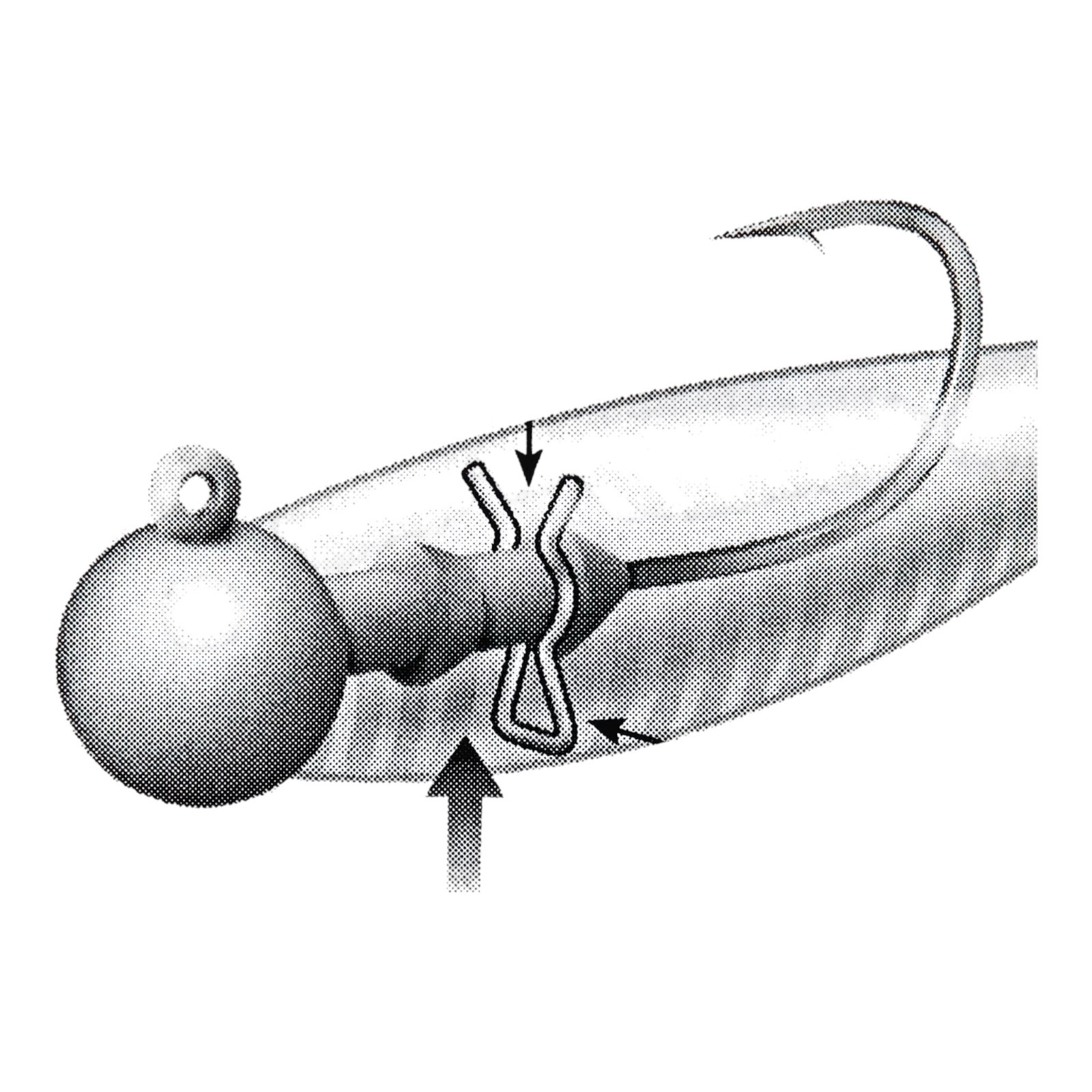 Ryugi Inset Soft Bait Keeper - Choose Size