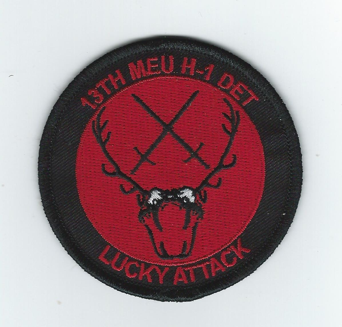 HMLA-469 13th MEU H-1 DET "LUCKY ATTACK"  patch