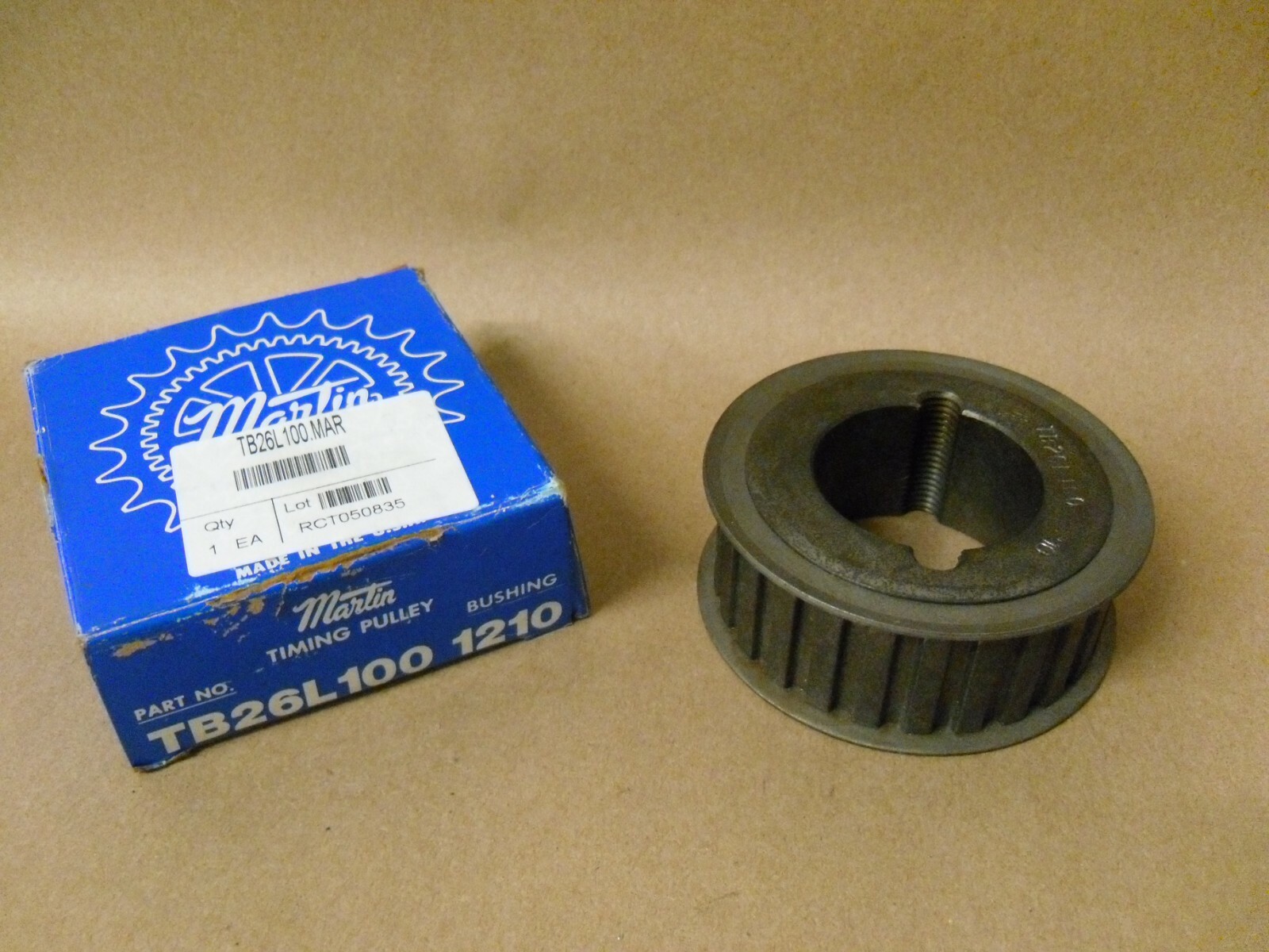 MARTIN TB26L100 (1210) TIMING PULLEY