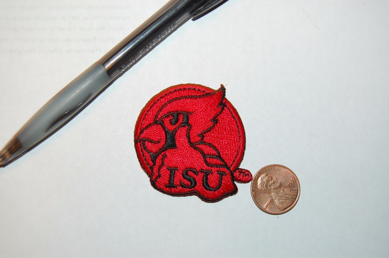 Illinois State Redbirds 1 1/2" Small Logo Patch College