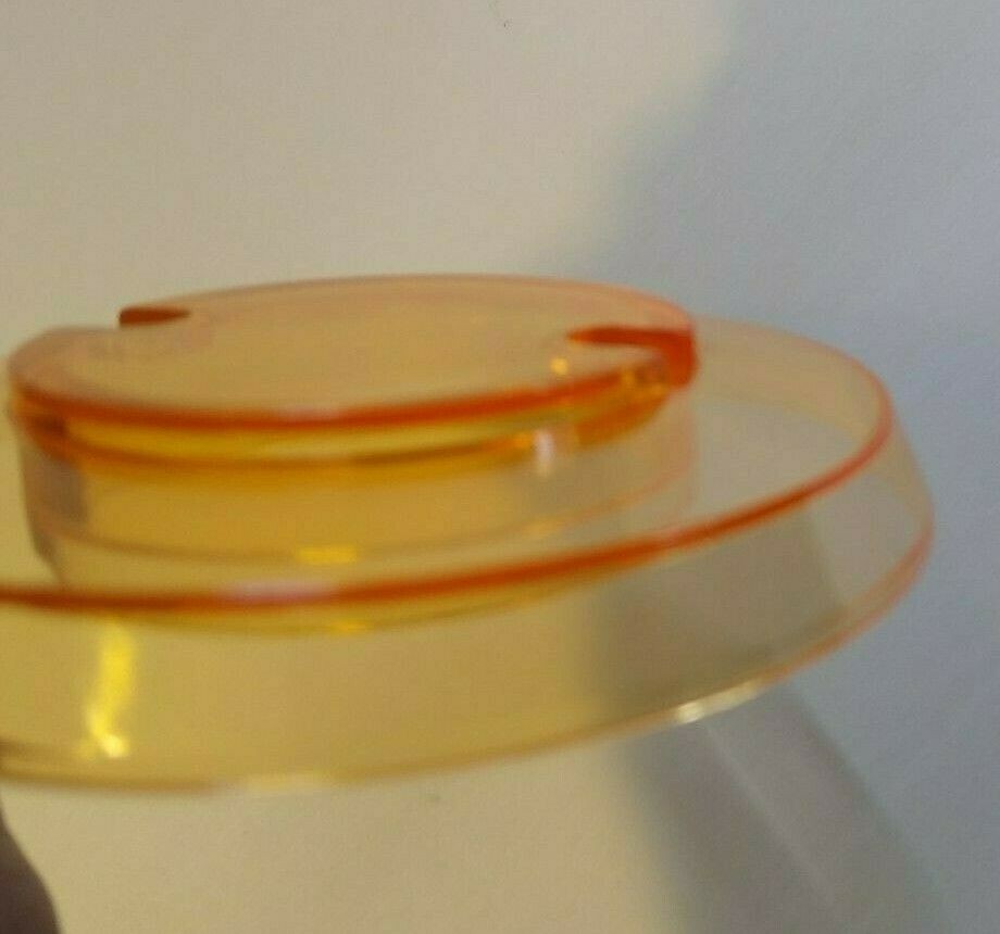 Pinball Pop Bumper Cap Game Part Translucent Light Orange Plastic Many Models