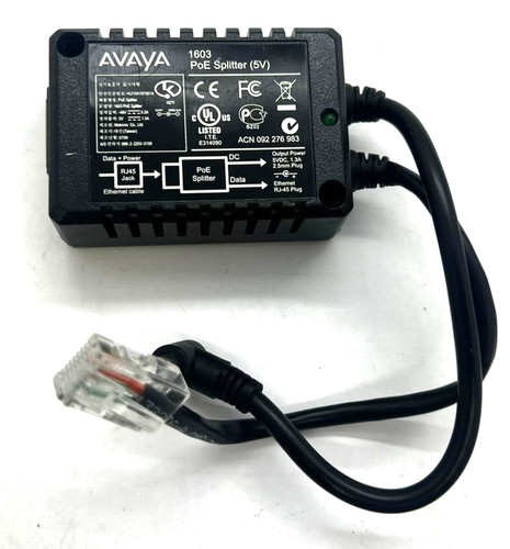 Avaya 1603 POE Splitter (5V) Prod No 700415607
