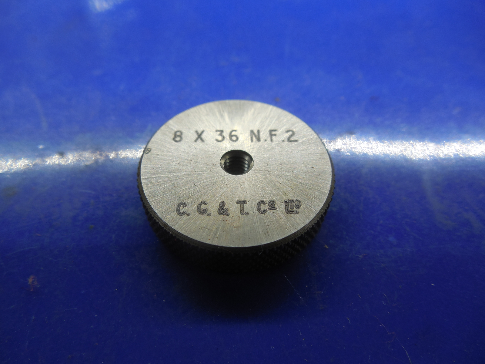 BUDGET 8 36 NF 2 SOLID THREAD RING GAGE #8 .164 8-36 NF-2 GO MEMBER ONLY