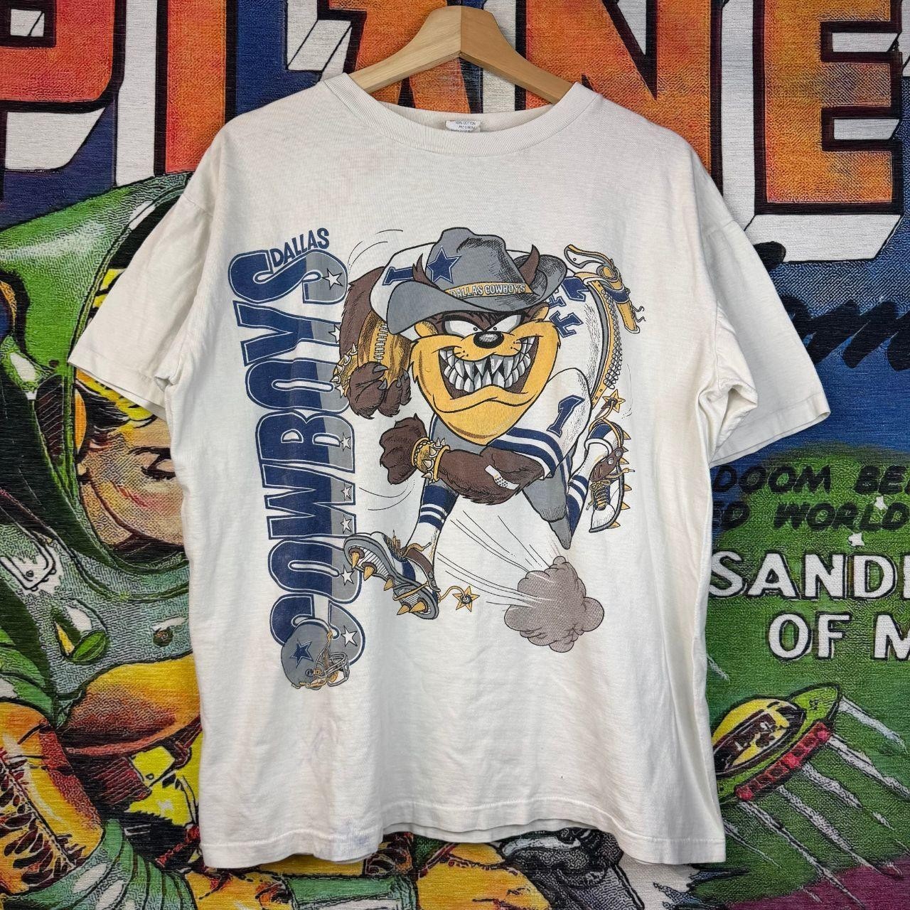 Vintage 90s Dallas Cowboys Tasmanian Devil Tee shirt VK14524