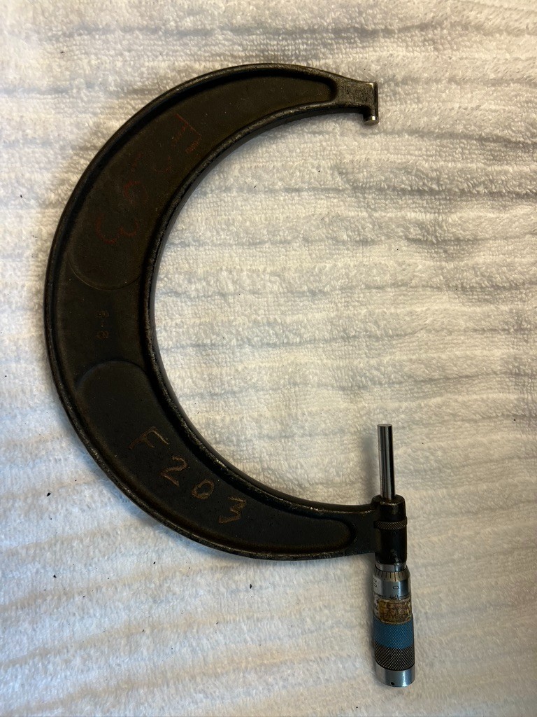 Brown and Sharpe 5" to 6" OUTSIDE MICROMETER, USED, USA