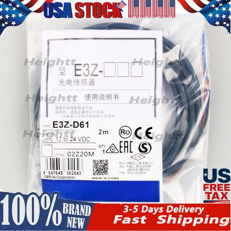 Omron E3Z-D61 Photoelectric Switch Sensor New Free Shipping One E3ZD61
