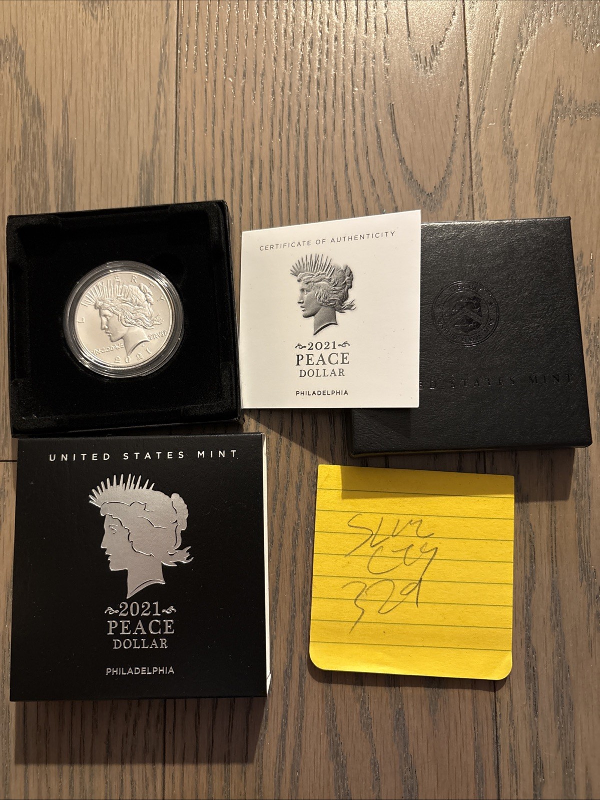 New 2021-P Peace Silver Dollar United States Mint 21XH .999 Uncirculated Coin