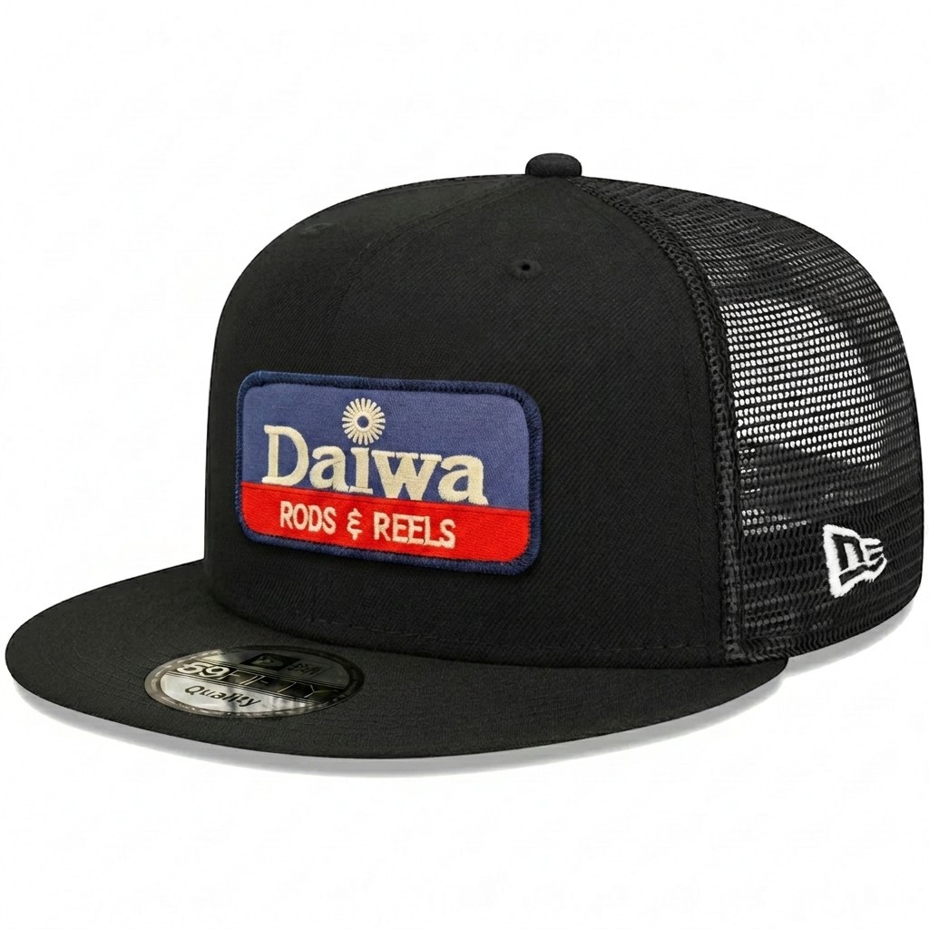 Daiwa Patch Snapback Hat 59FIFTY Style Mesh Trucker Cap