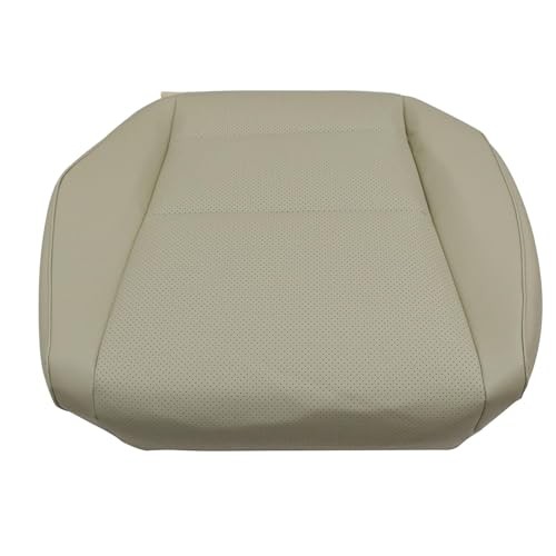 Driver Side Replacement Leather Bottom Perforated Tan Seat Cover Compatible