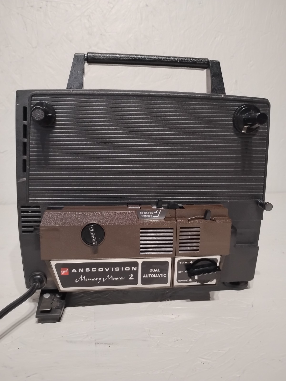 GAF Anscovision Memory Master 2 - 8mm / Super 8 Projector Dual Automatic  438-M2