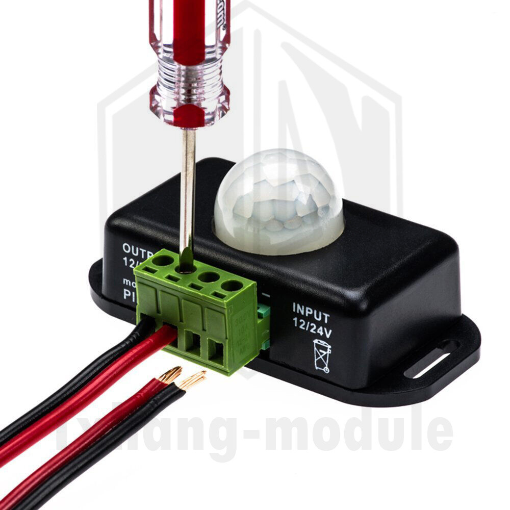 Automatic DC 12V-24V 8A Infrared PIR Motion Sensor Switch For LED light A2TM