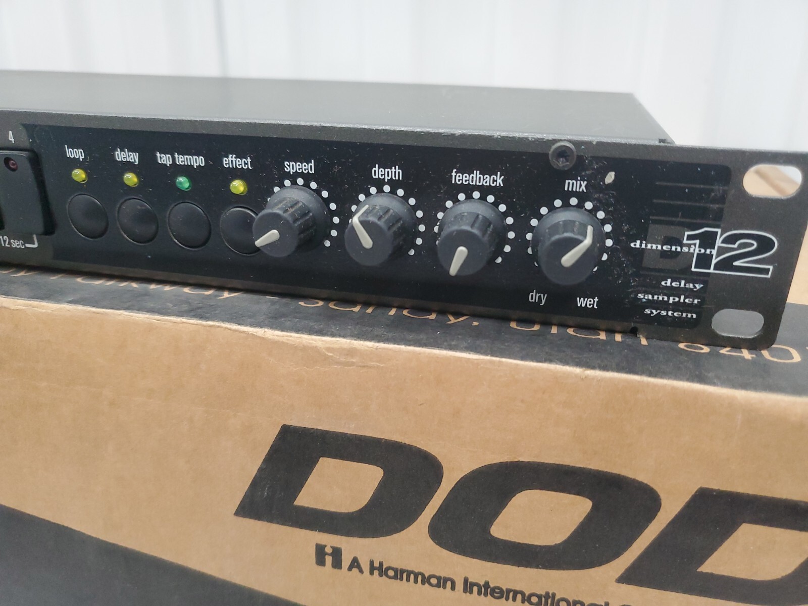 DOD D12 Dimension 12 Looper Sampler 1999 Rack Mountable Rare.Store Display.