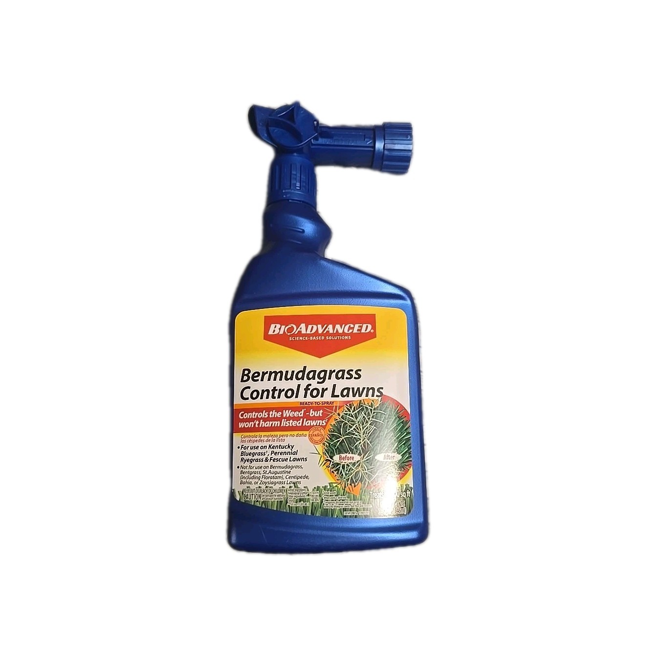 BioAdvanced Bermuda Grass Weed Killer Bermudagrass Control for Lawns 32oz
