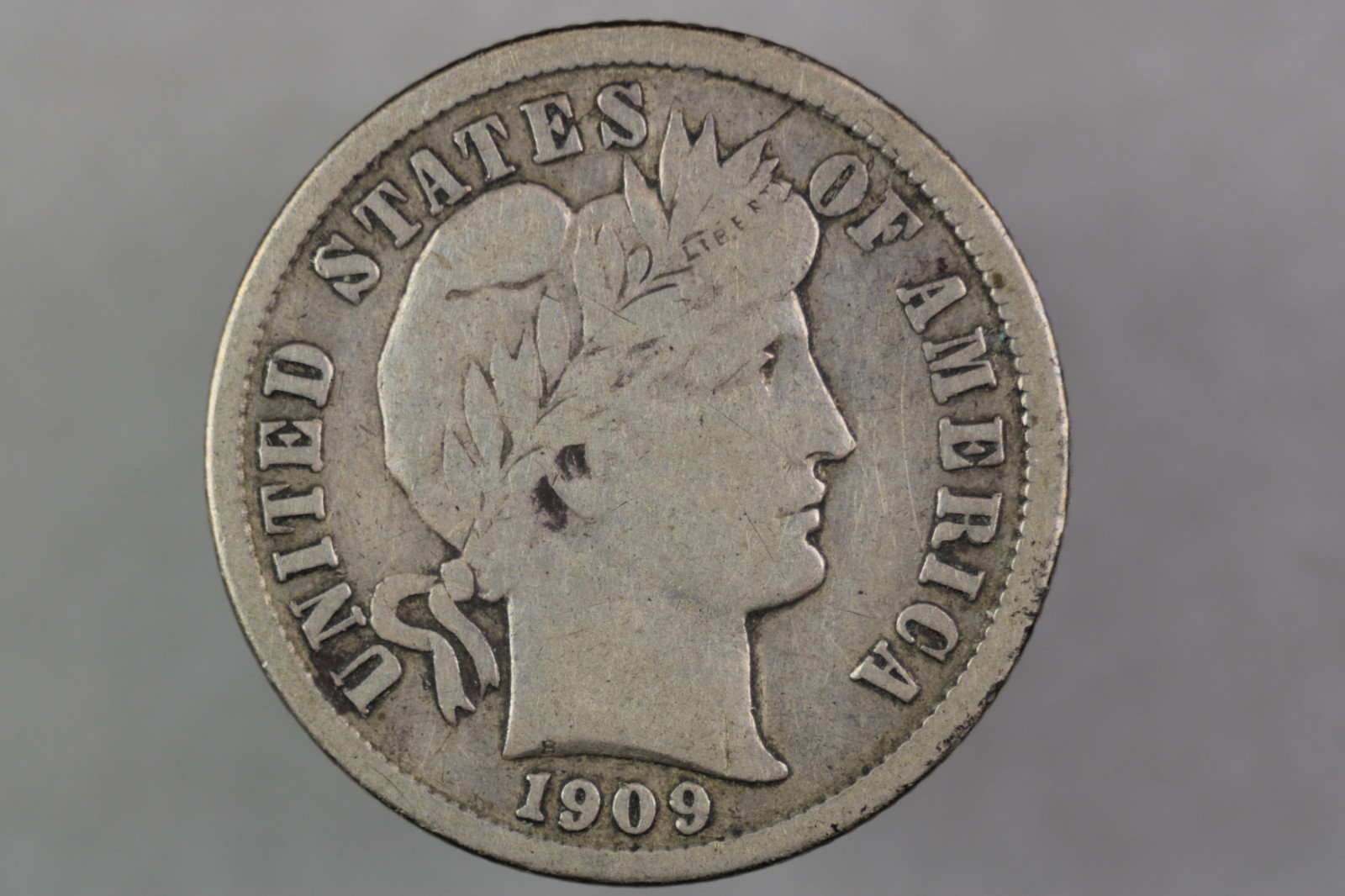 1909-D Barber Dime Fine. Offering combined shipping.