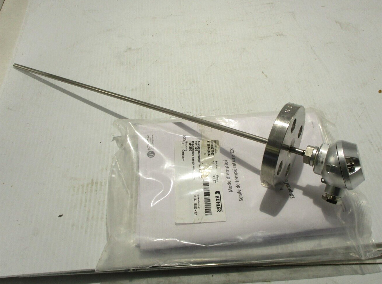 NEW ROTH-CO.AG KW509-1XPT100-3L TEMPERATURE SENSOR FA103153-0002