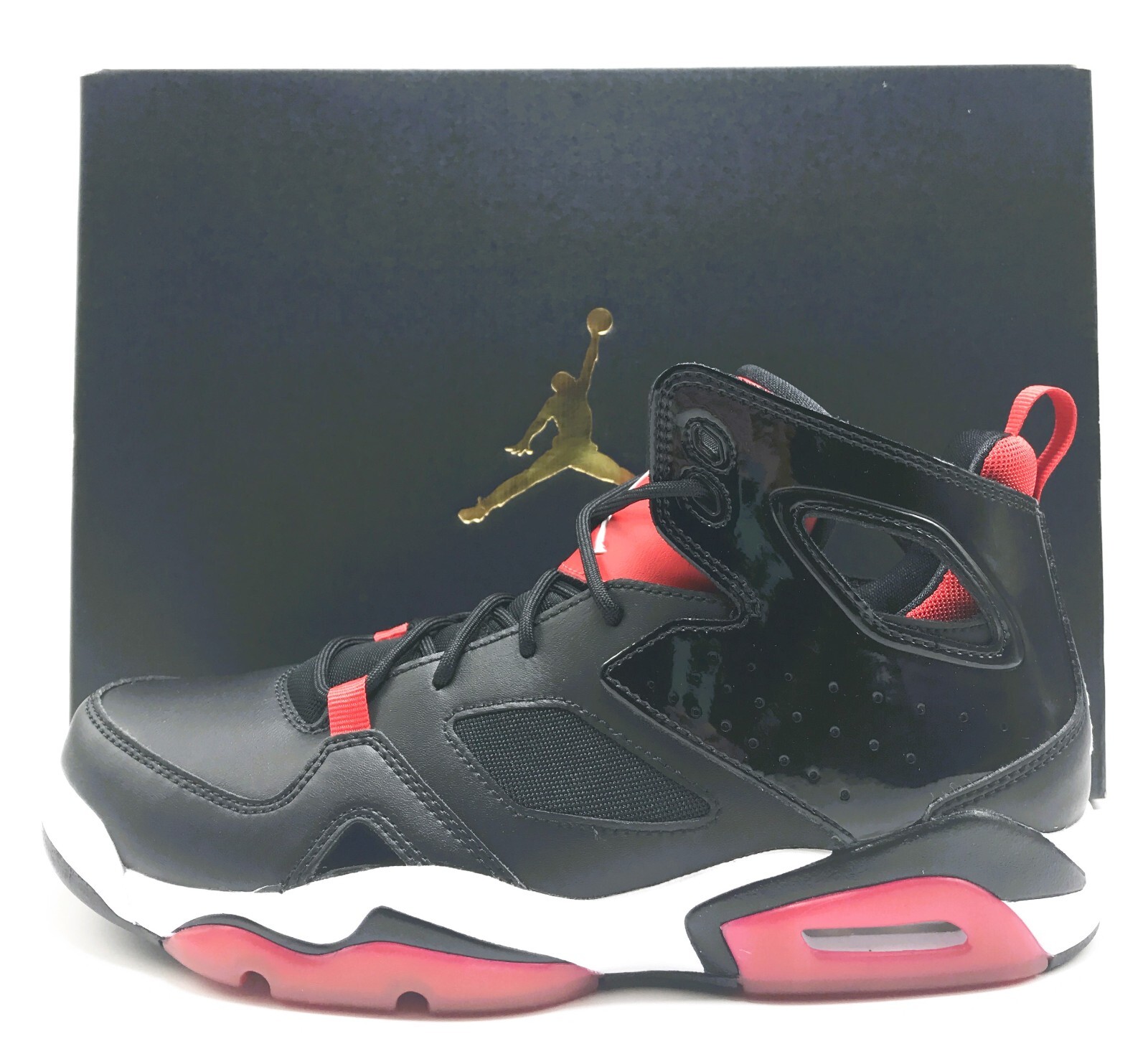 *NEW* Men NIKE Air Jordan Flight Club 91' Black / Gym Red (DC7329 006) 👍