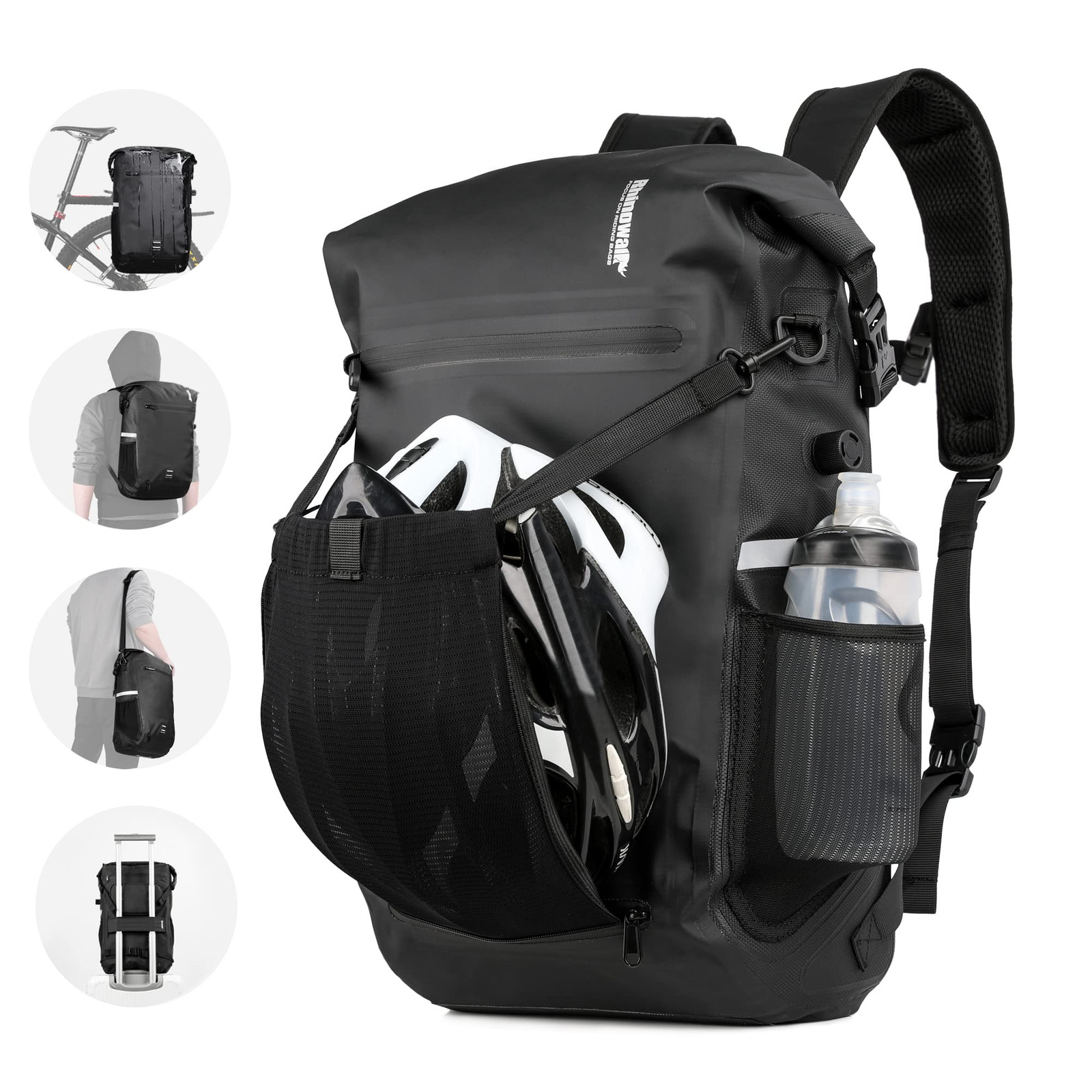 Bike Pannier Bag Backpack Multifunctional Bicycle Bag Cycling Bicycle Rear Se...