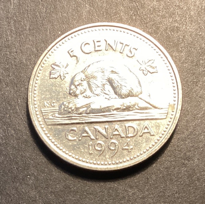 CANADA 5 CENTS COIN 1994 - CIRCULATED