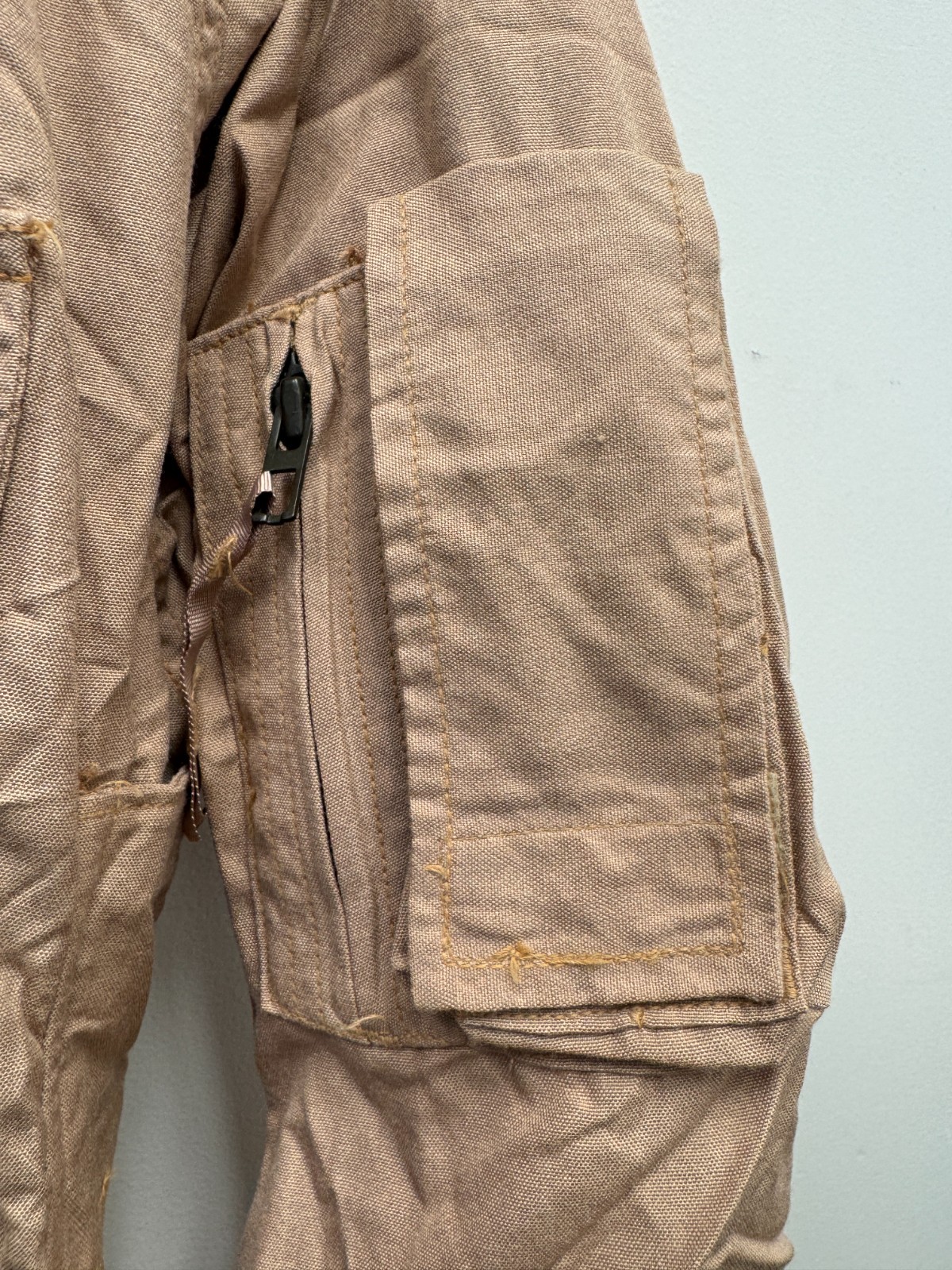 NEW USAF TAN 380 FIRE RESISTANT FLYERS AIRCREW COMBAT COAT - SMALL LONG.