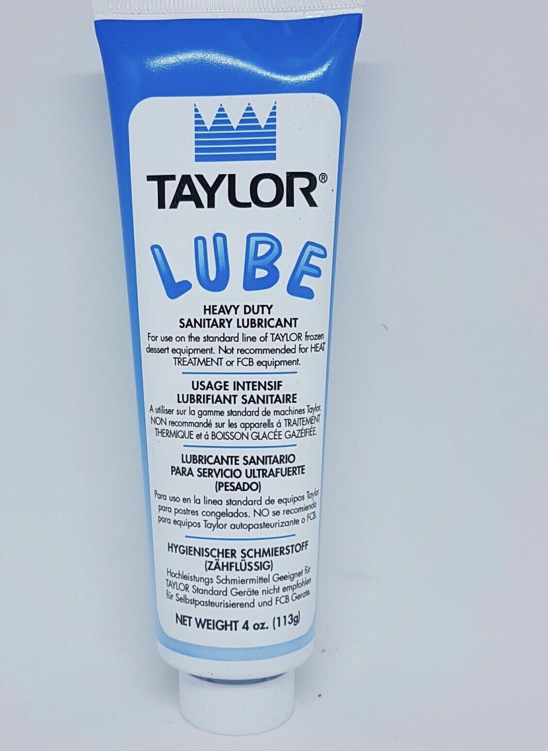 Taylor 47518  -  4 oz Tube Sanitary Soft Serve Lubricant Free Shipping USA Only