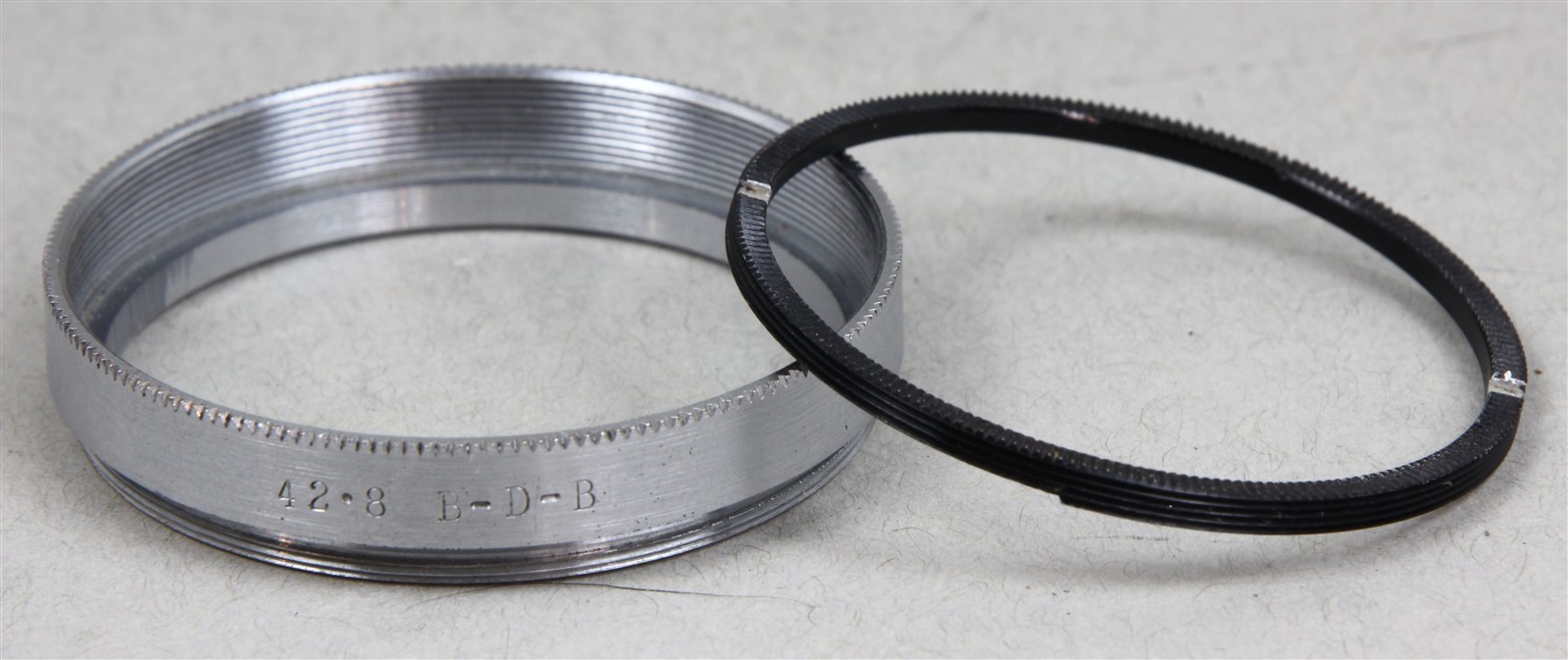 42.8mm Screw-In BDB Filter Holder/Adapter Ring (holds 42mm Diameter Filter)