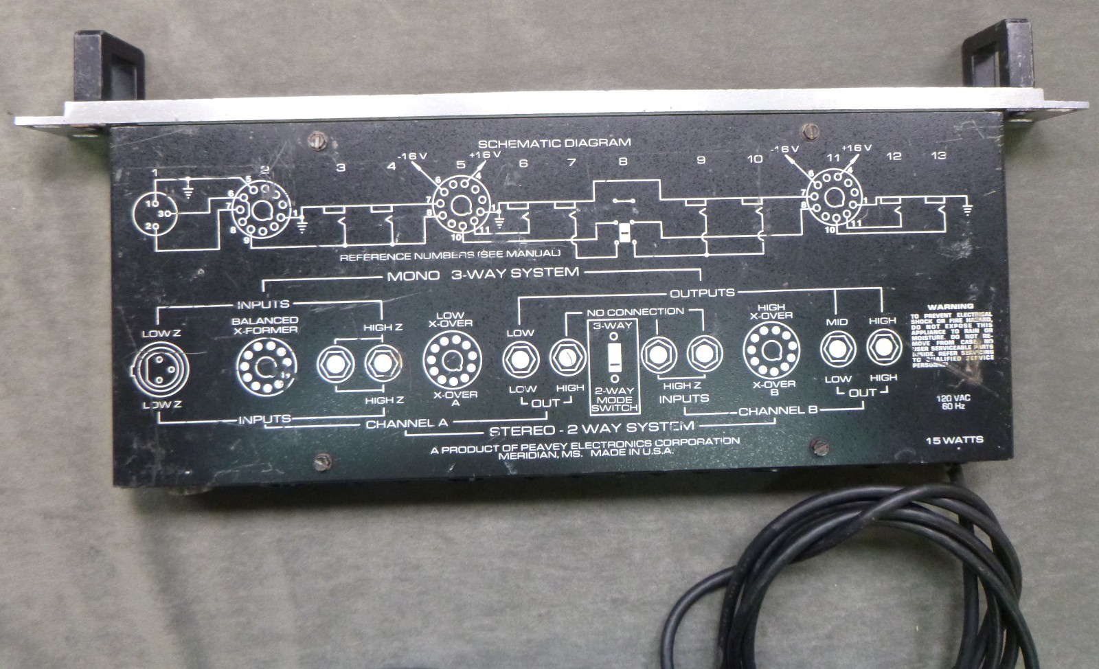 Peavey ECM (Electronic Crossover Mainframe)