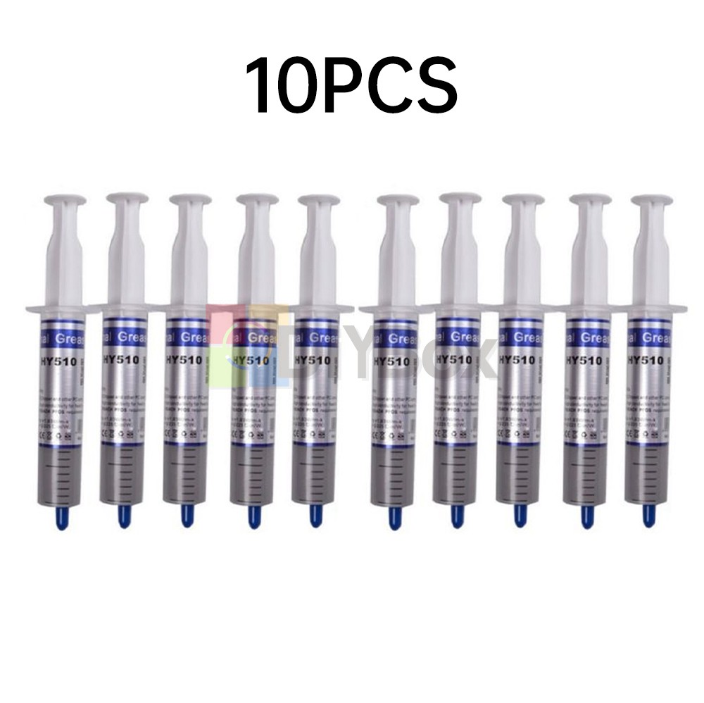 10x 30g Grey Thermal Conductive Grease Paste For CPU GPU Chipset Cooling HY510