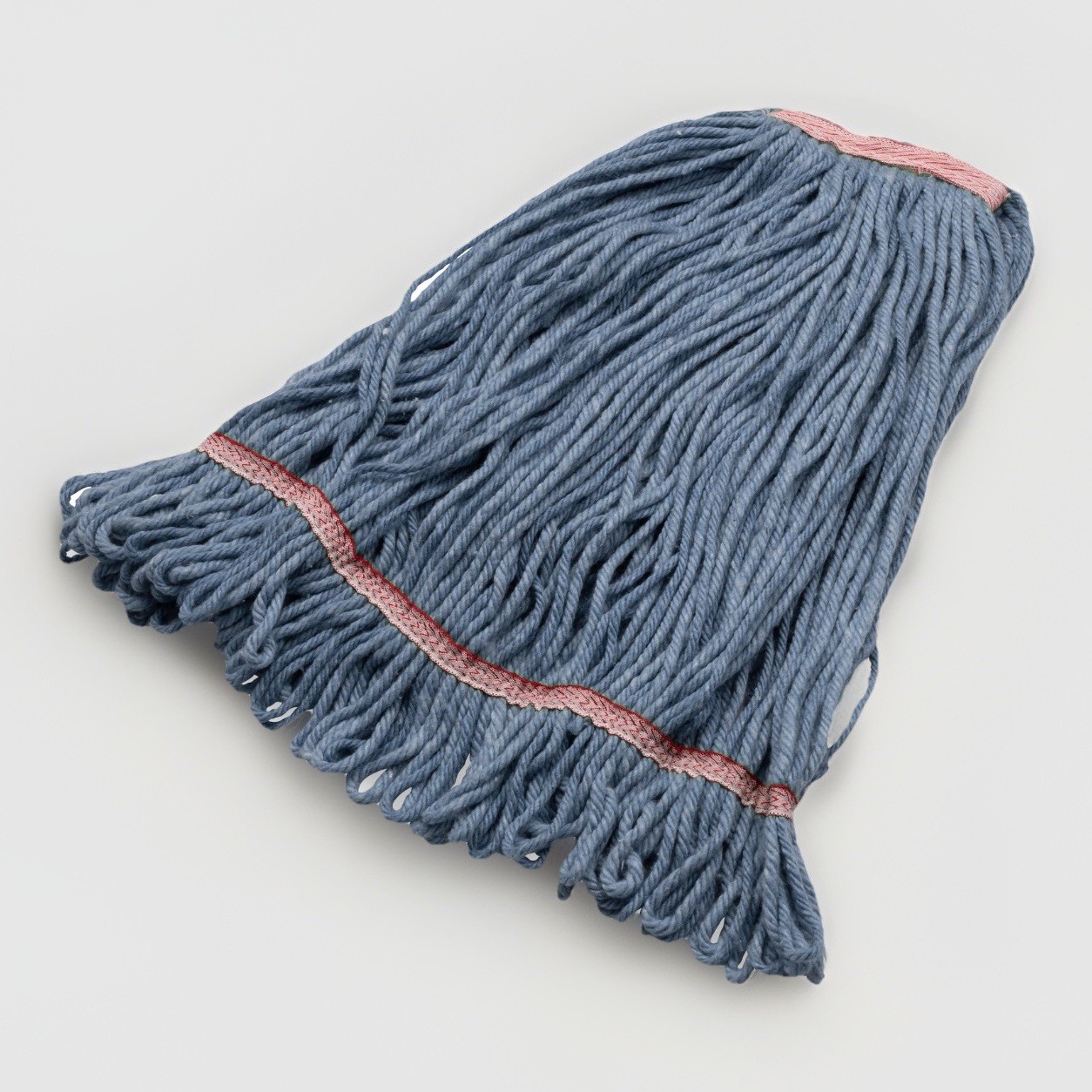 Sparta 4-Ply LG NBND Am Blue Blend Anti-Microbial Cleaning Mop Looped-End Blue