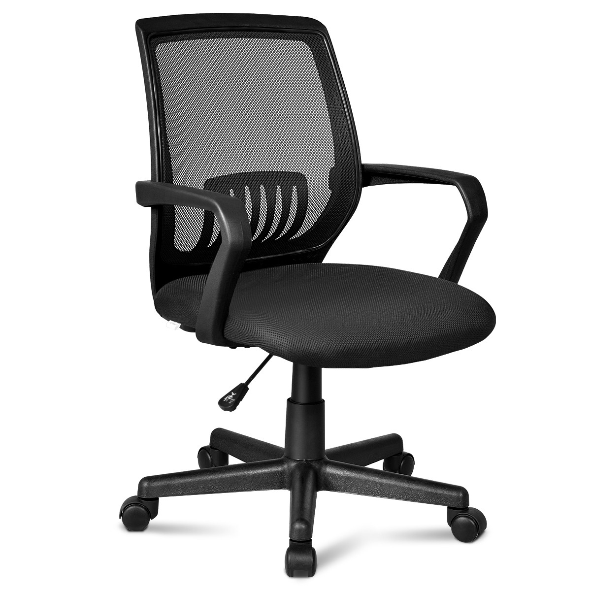 Office Chair Mesh Computer Desk Chair Lumbar Support Adjustable Rolling Swivel