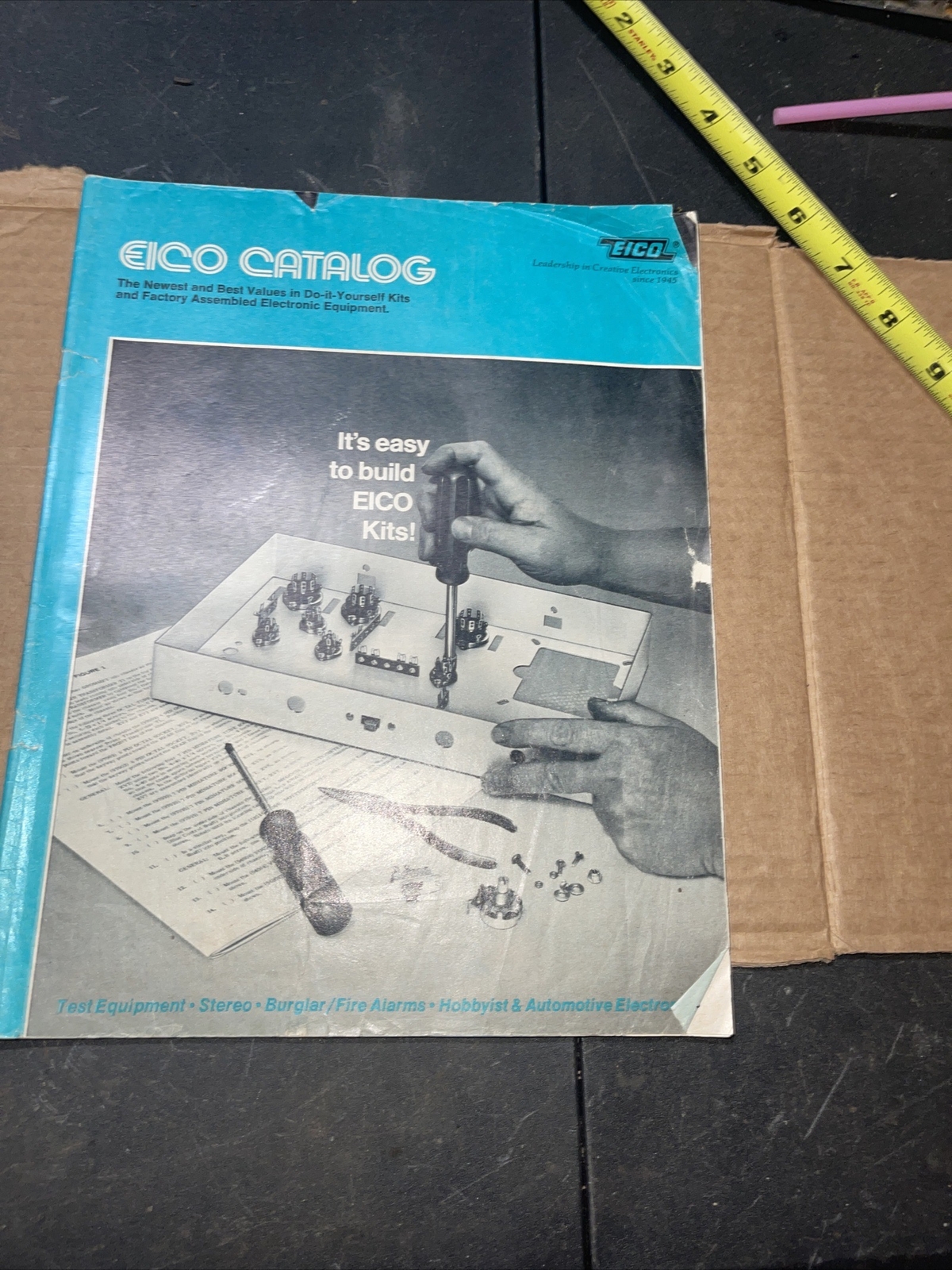 Vintage 1974 EICO USA Catalog of Do it Yourself Kits DIY Do-it-yourself