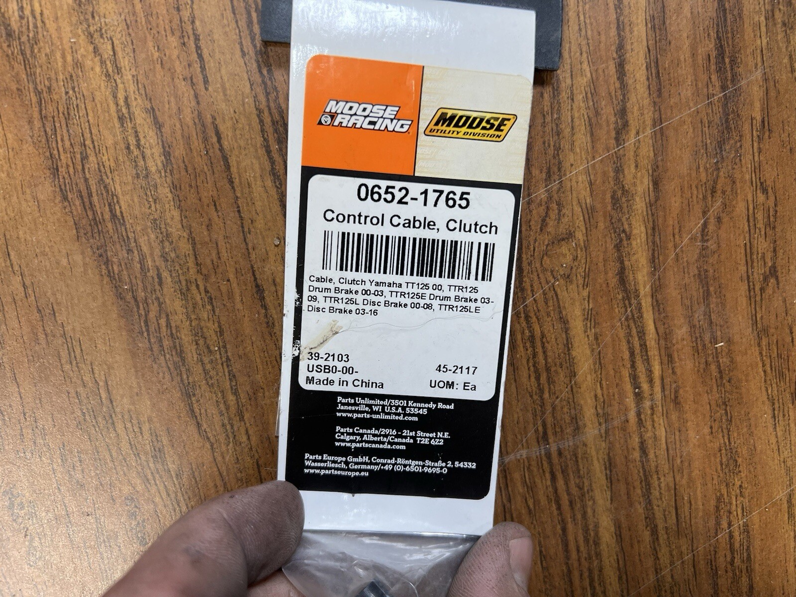 Moose Racing Moose Clutch Cable Yamaha 0652-1765