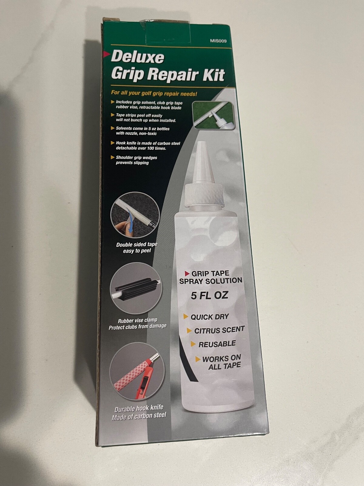 DELUXE GOLF GRIP Repair Kit "Do it Yourself!" Regrip! SAVE$
