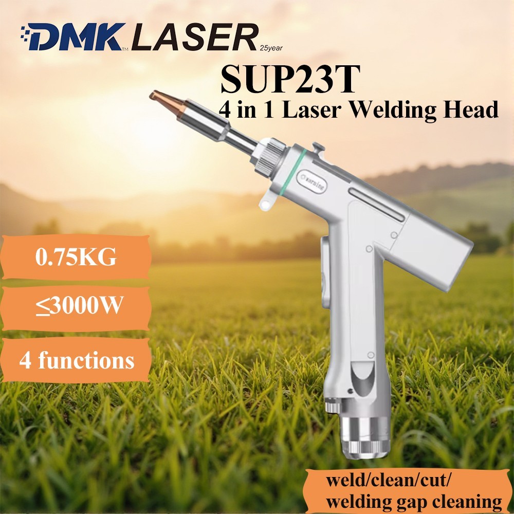 CQWY SUP23T Fiber Laser Welding Head Weld/Cut/Clean 3KW Water-cooled Weld Gun