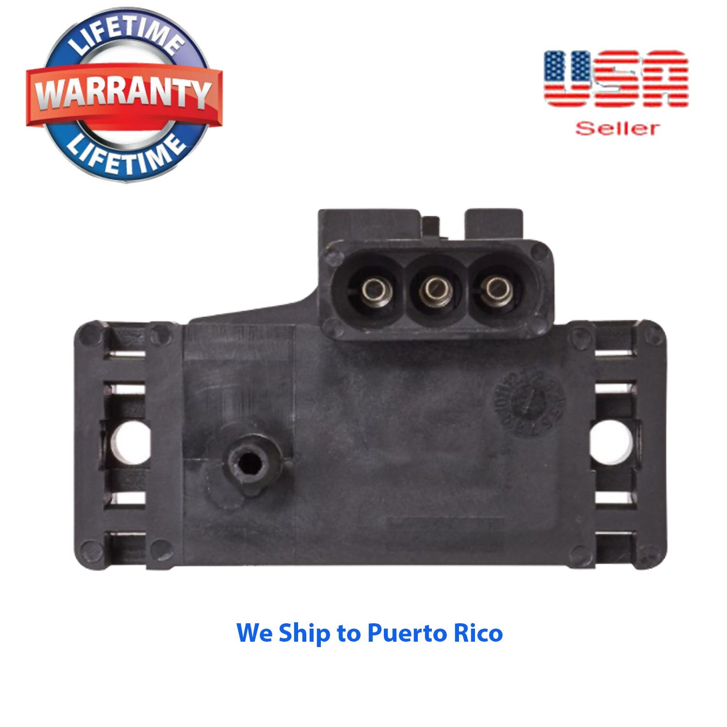 MAP Sensor for 1986-1995 Jeep 2.1L, 2.5L, 2.8L, 4.0L, 4.2L, 4.6L, 5.9L vehicles
