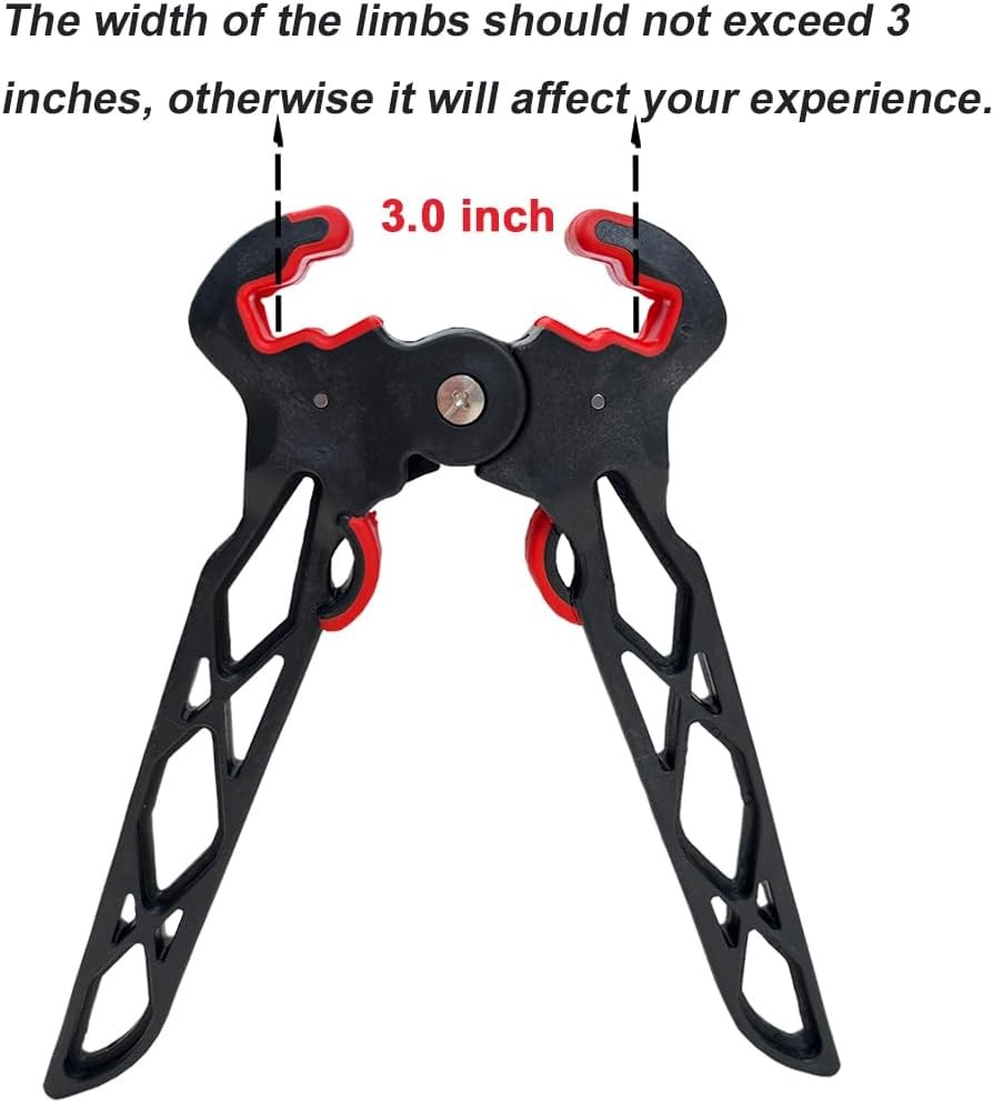 Archery Bow Stand Folding Compound Bow Stands Bow Jack Limbs Clamp Kickstand Gro