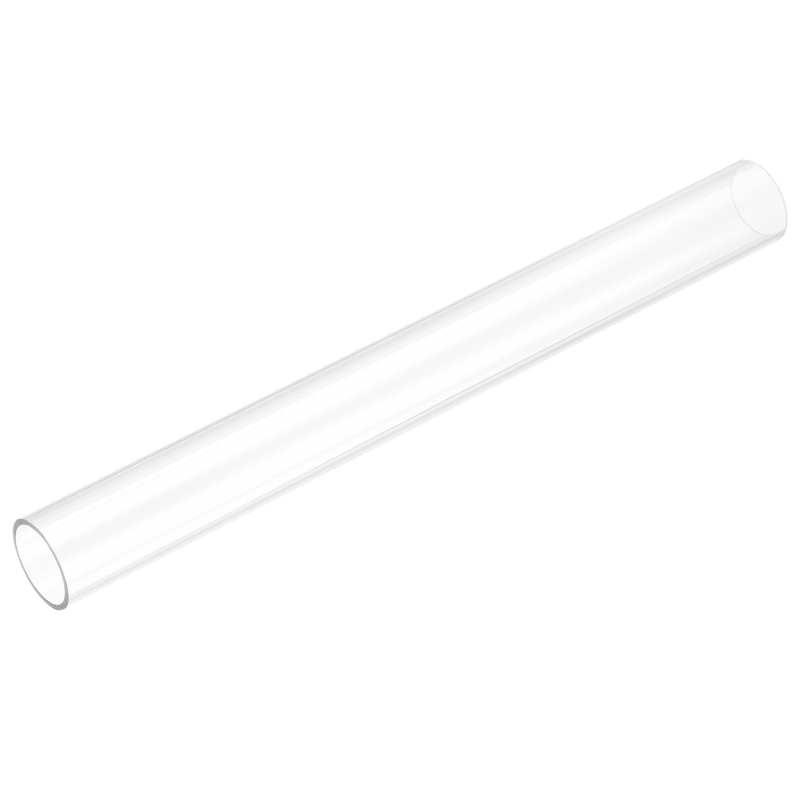 Rigid Round Clear Tubing 24mm ID x 26mm OD x 250mm Length Plastic Tube