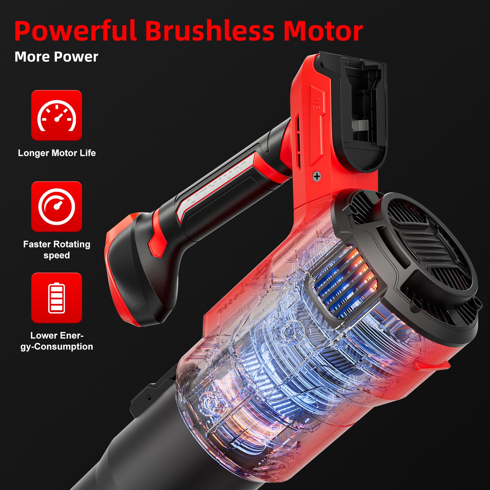 Cordless Leaf Blower For Milwaukee For M18 18v Battery Powered (Only Tool)