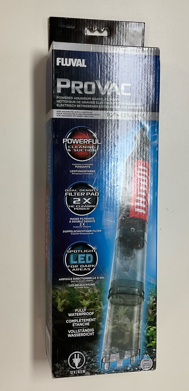 Fluval Aqua Pro Vac Gravel Cleaner - 11077 - New Sealed! Free Shipping!