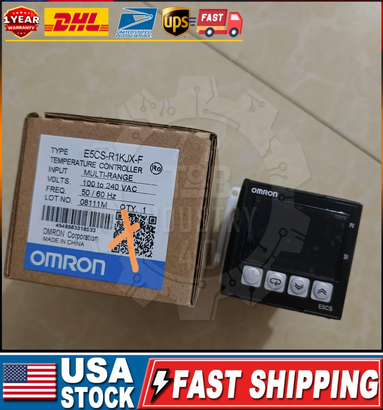 New In Box OMRON E5CS-R1KJX-F Temperature Controller