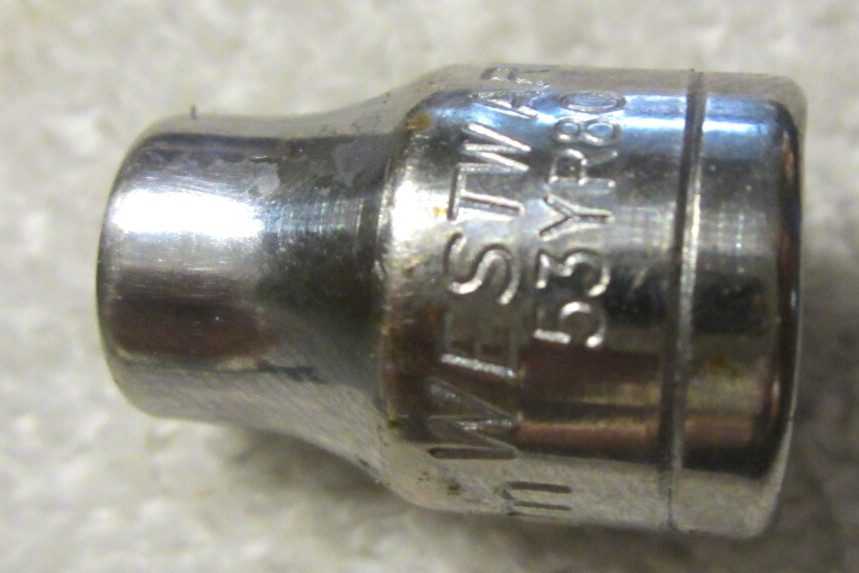 8 mm,3/8" drive,,WESTWARD 53YR80 Socket, Steel, VTG tool