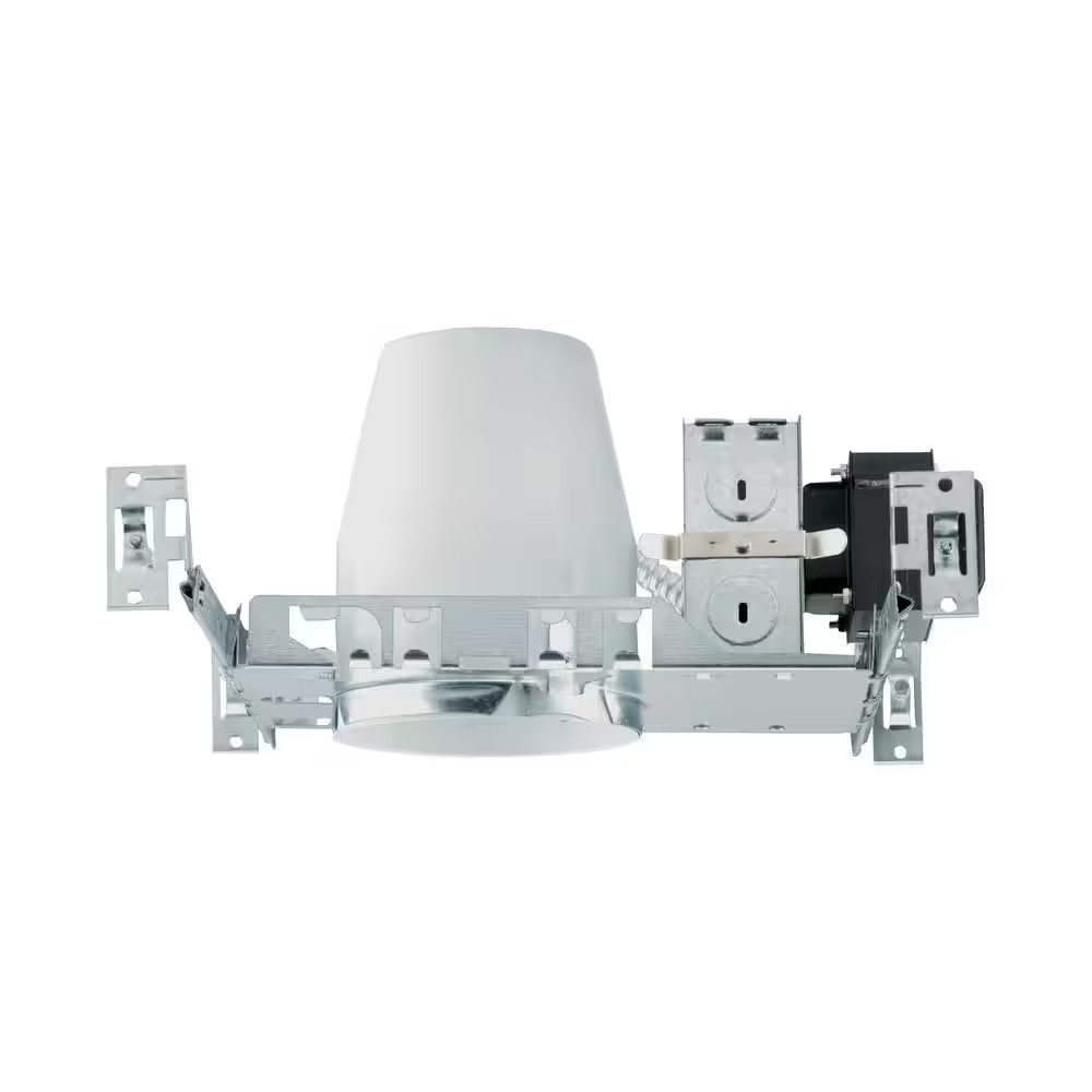4 In. Recessed Universal Low-Voltage Non-Ic Rated Airtight Housing for New Const