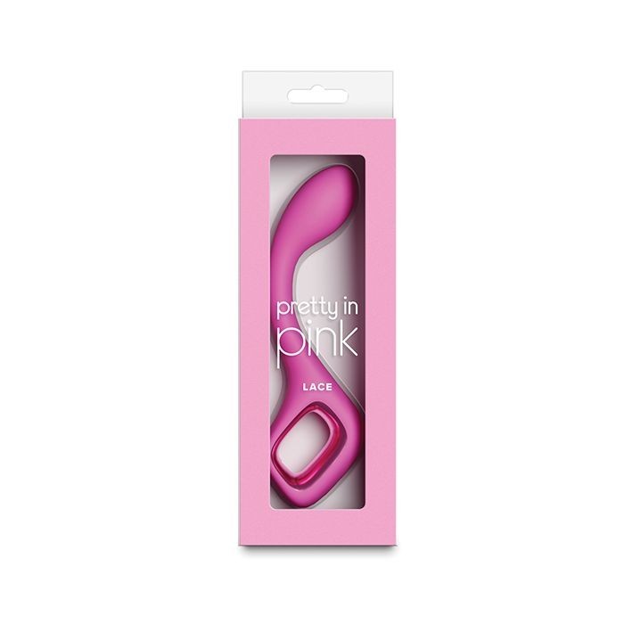 Pretty in Pink Lace G-spot Vibrator Rechargeable Waterproof Pink