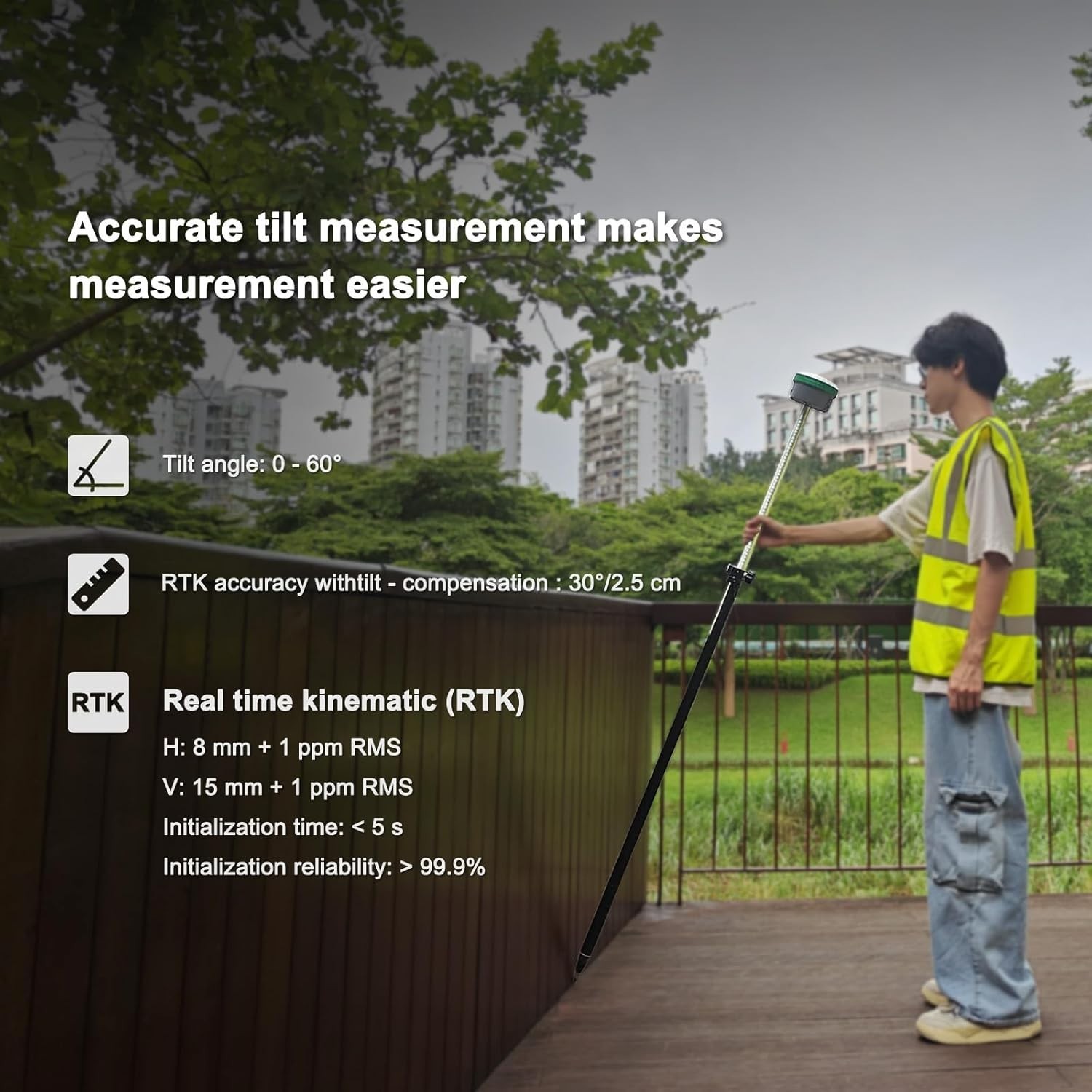 SMA60AR & SMA20Pro Base RTKGNSS OLEDScreen Display Photogrammetry VisualStakeout