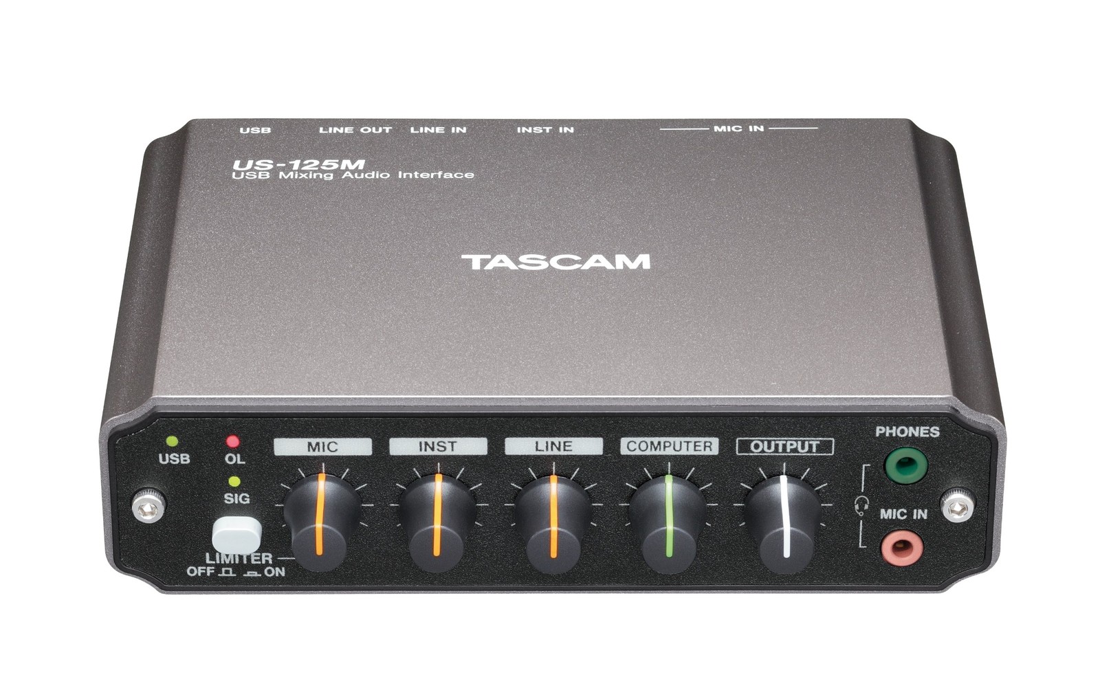 TASCAM US-125M USB Audio Interface with Mixing Function Japan Import