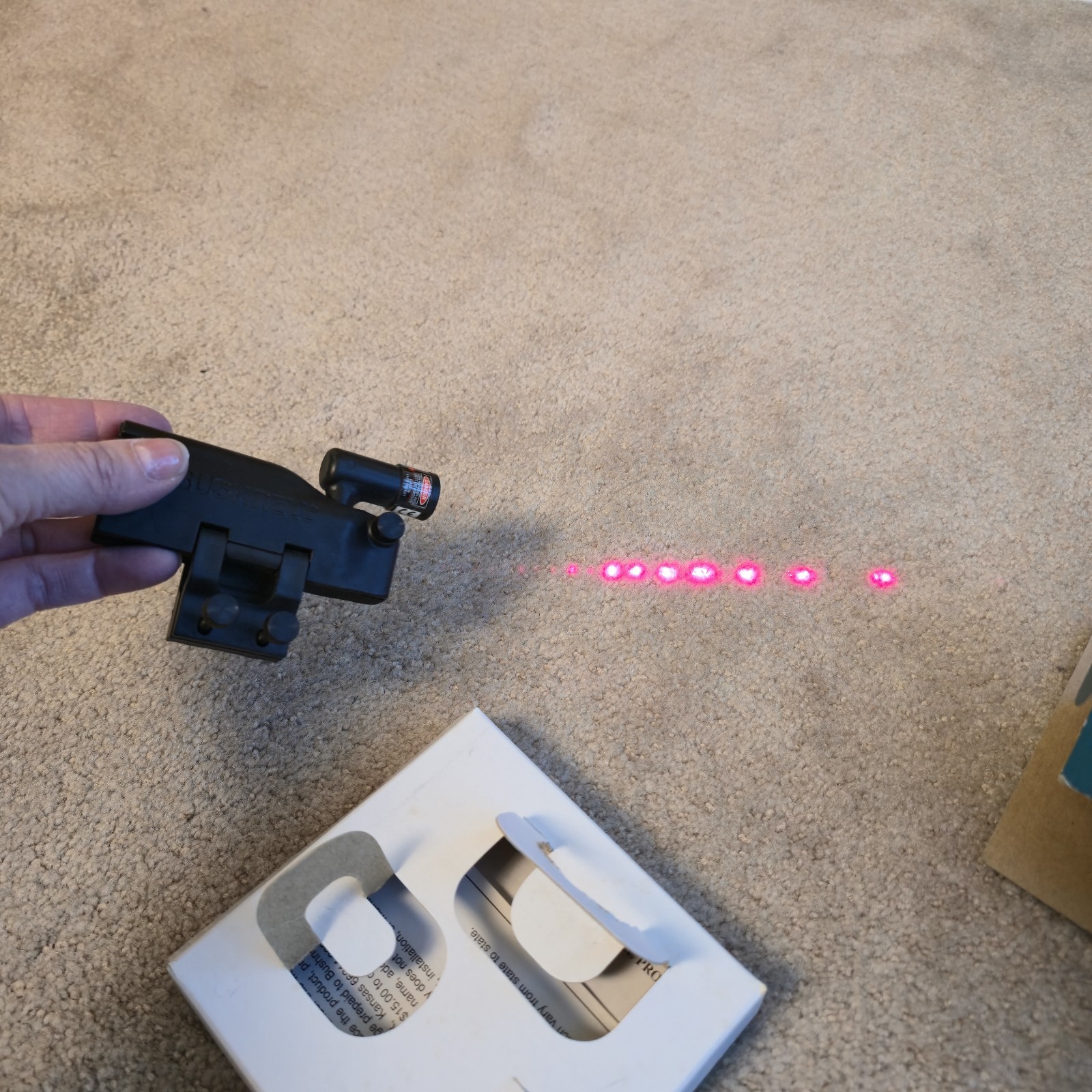 Bushnell Laser Practice Pro - Laser Projects Club Face & Stroke Path Golf Opened
