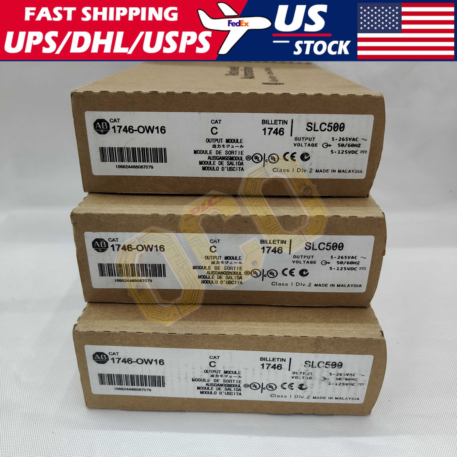 1-YR Warranty NEW Factory 1746-OW16 Allen-Bradley US Stock AB 1746-OW16 SER C