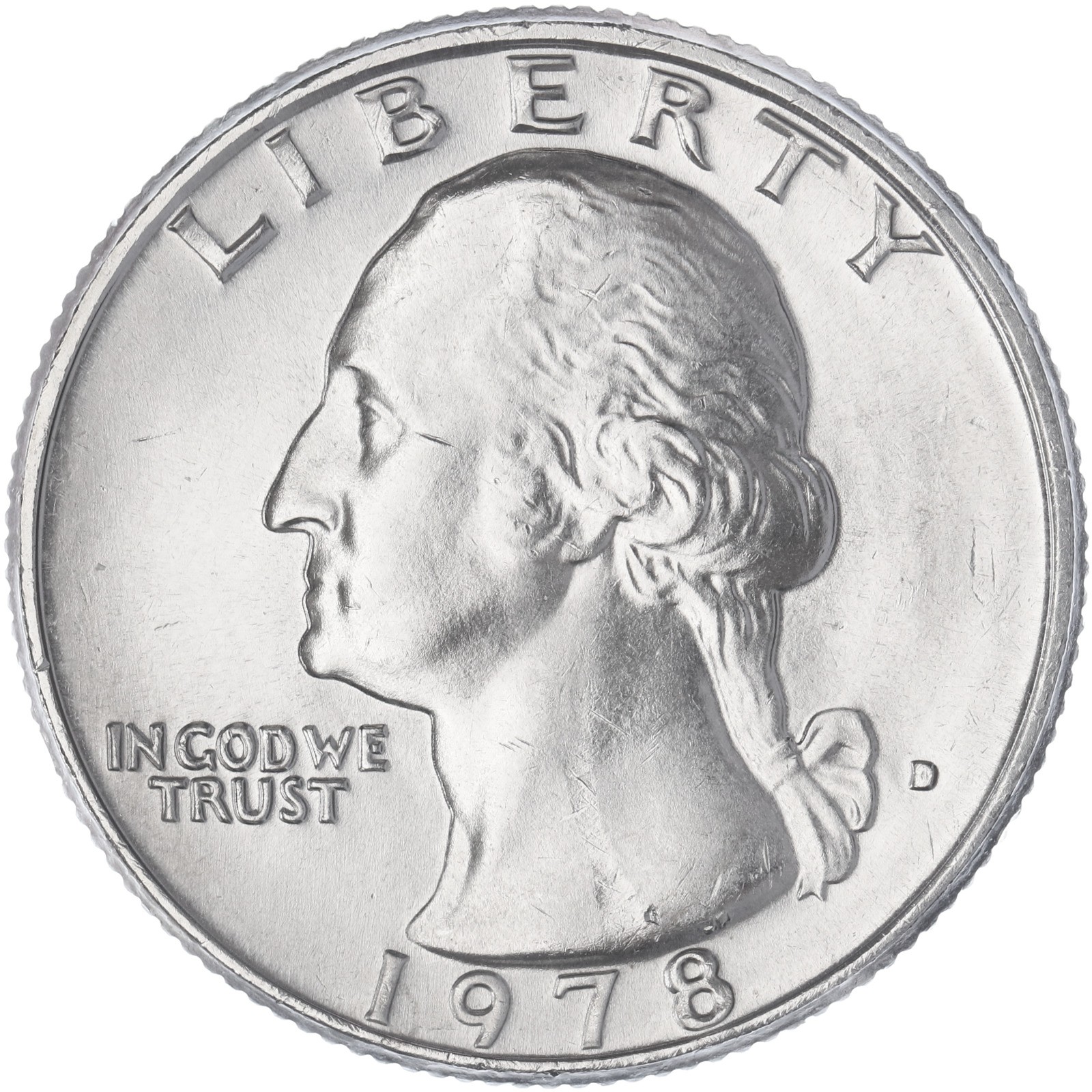 1978 D Washington Quarter BU US Coin See Pics N447