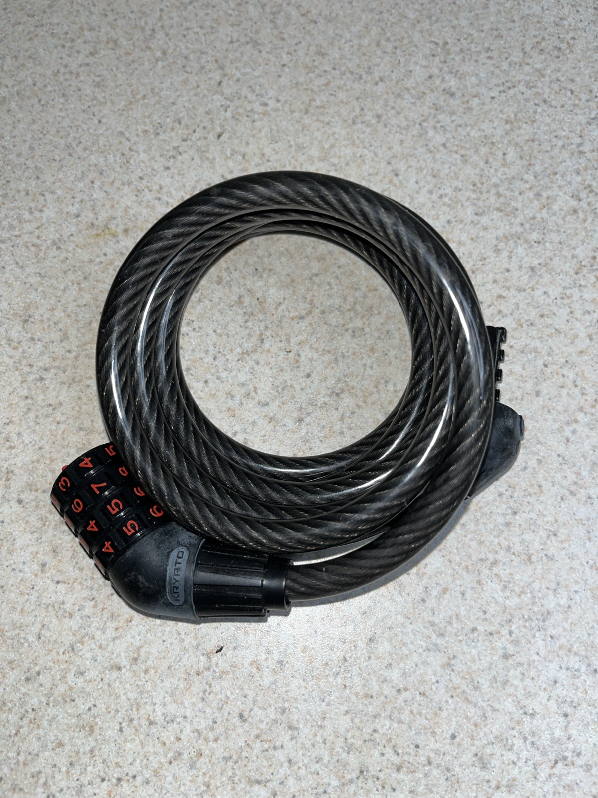 Krypto Bicycle Lock - Self Coiling - Combination Lock