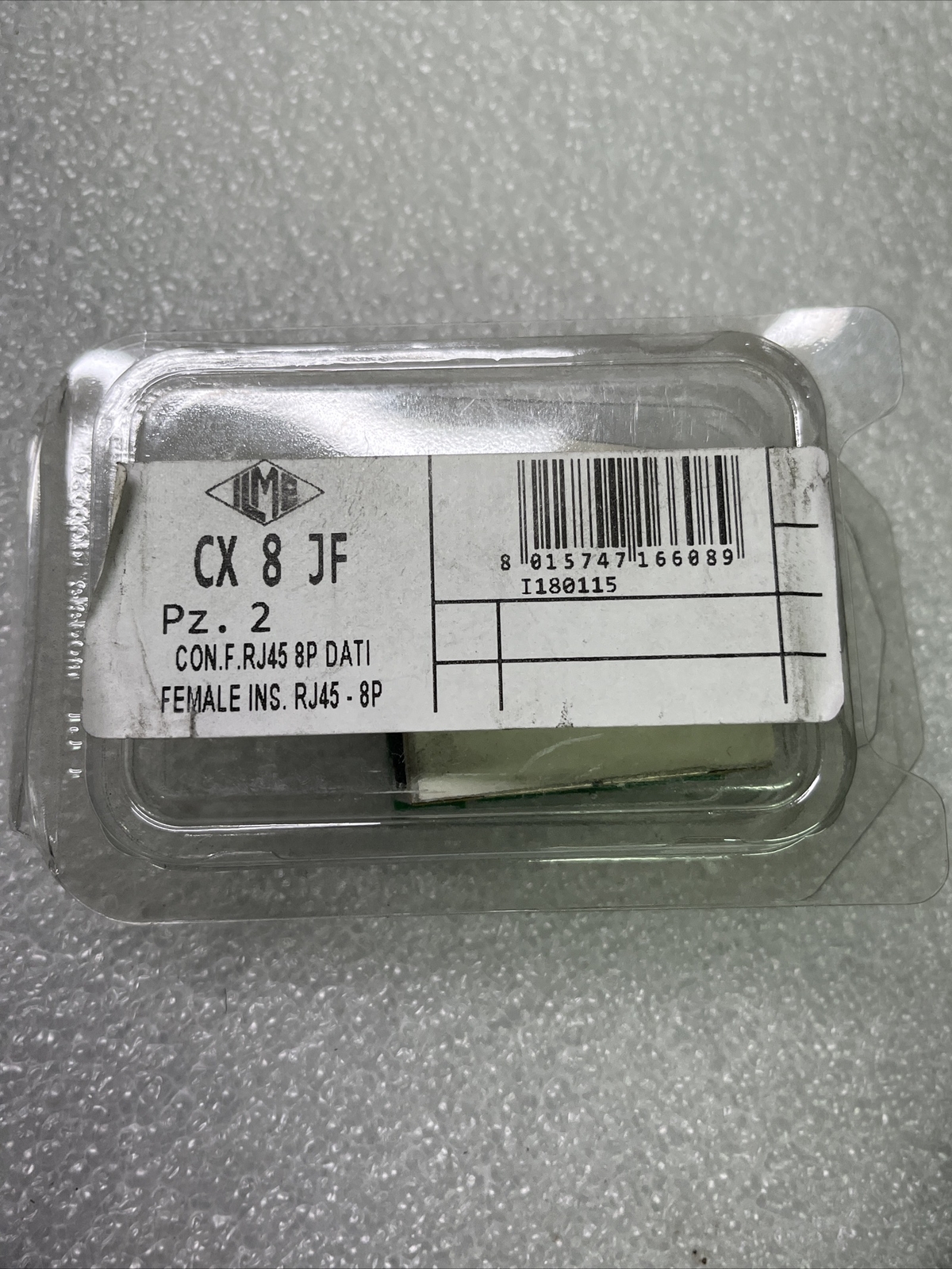 (I Pcs) ILME CX-8JF CX8JF Female RJ45 connector, 8 data contacts UP TO 36 Pcs