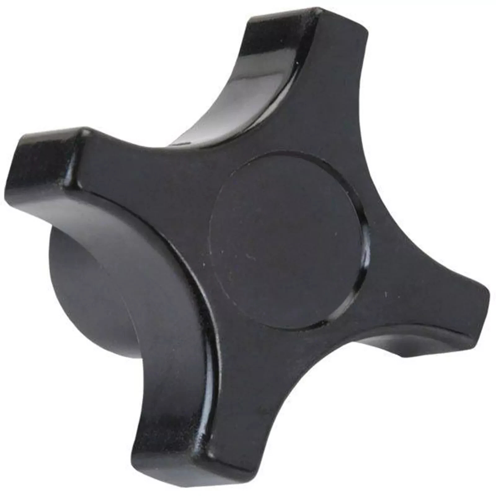 Wood River Knob Four Arm with 5/16"- 18 Brass Insert (Small Business Fulfilled)